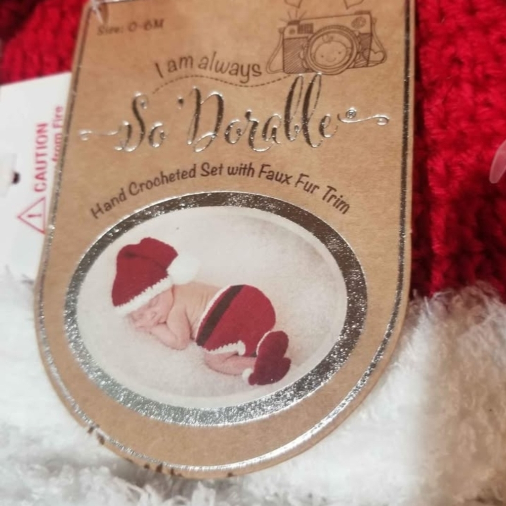 Baby Santa Crochet Set - Picture 7 of 7